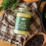 Grass-Fed & Finished Beef Tallow - Rosemary & Pink Peppercorn