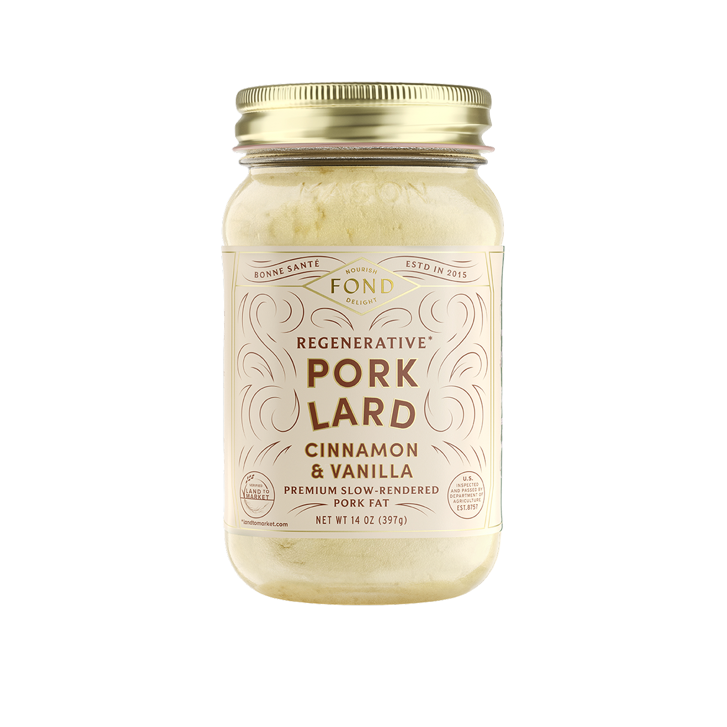 Pork Lard - Cinnamon & Vanilla