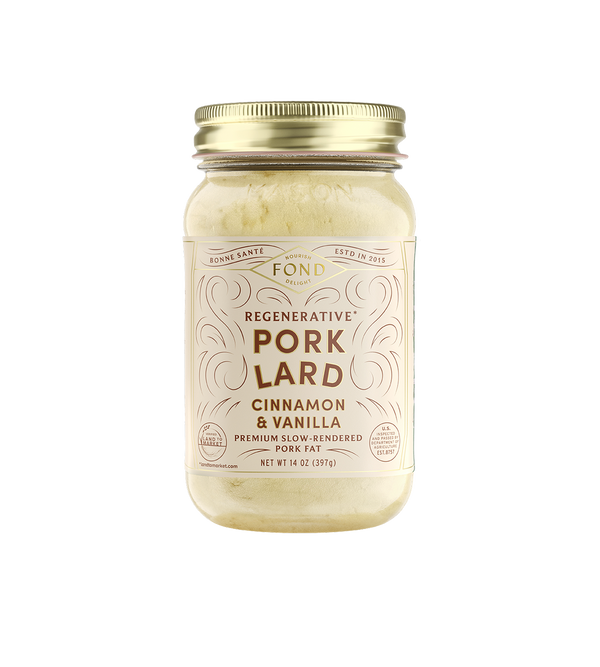 Pork Lard - Cinnamon & Vanilla