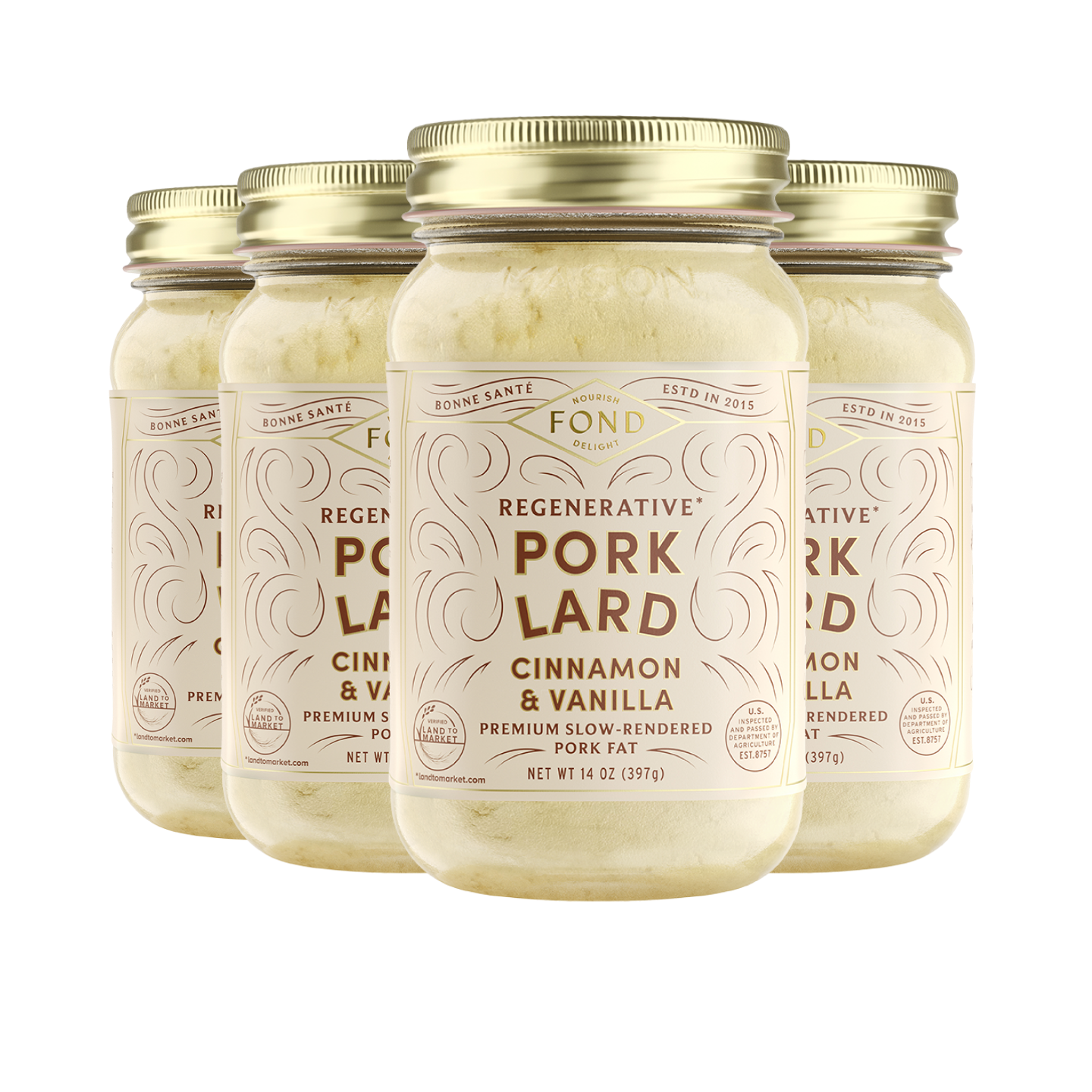 Pork Lard - Cinnamon & Vanilla