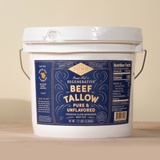Grass-Fed & Finished Beef Tallow - Pure & Unflavored - 1 Gallon
