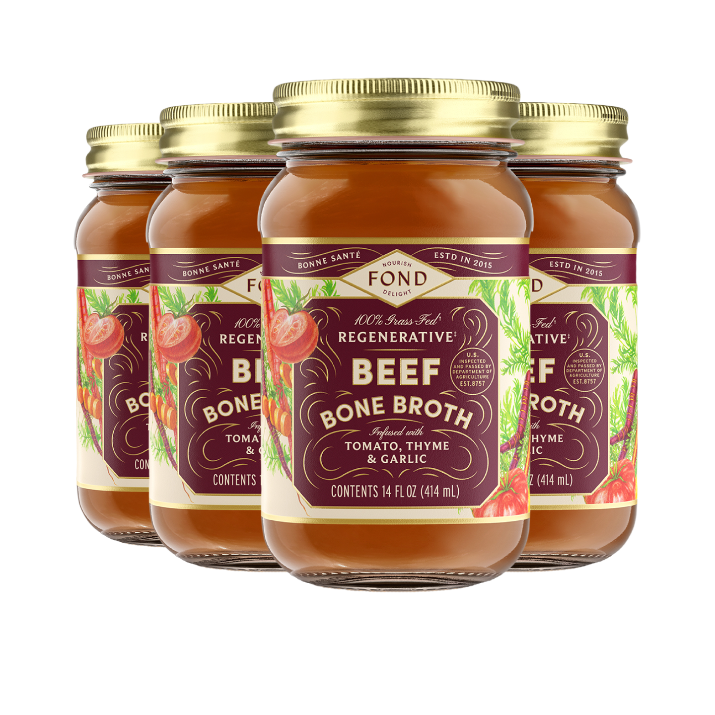 Beef Bone Broth - Tomato & Thyme