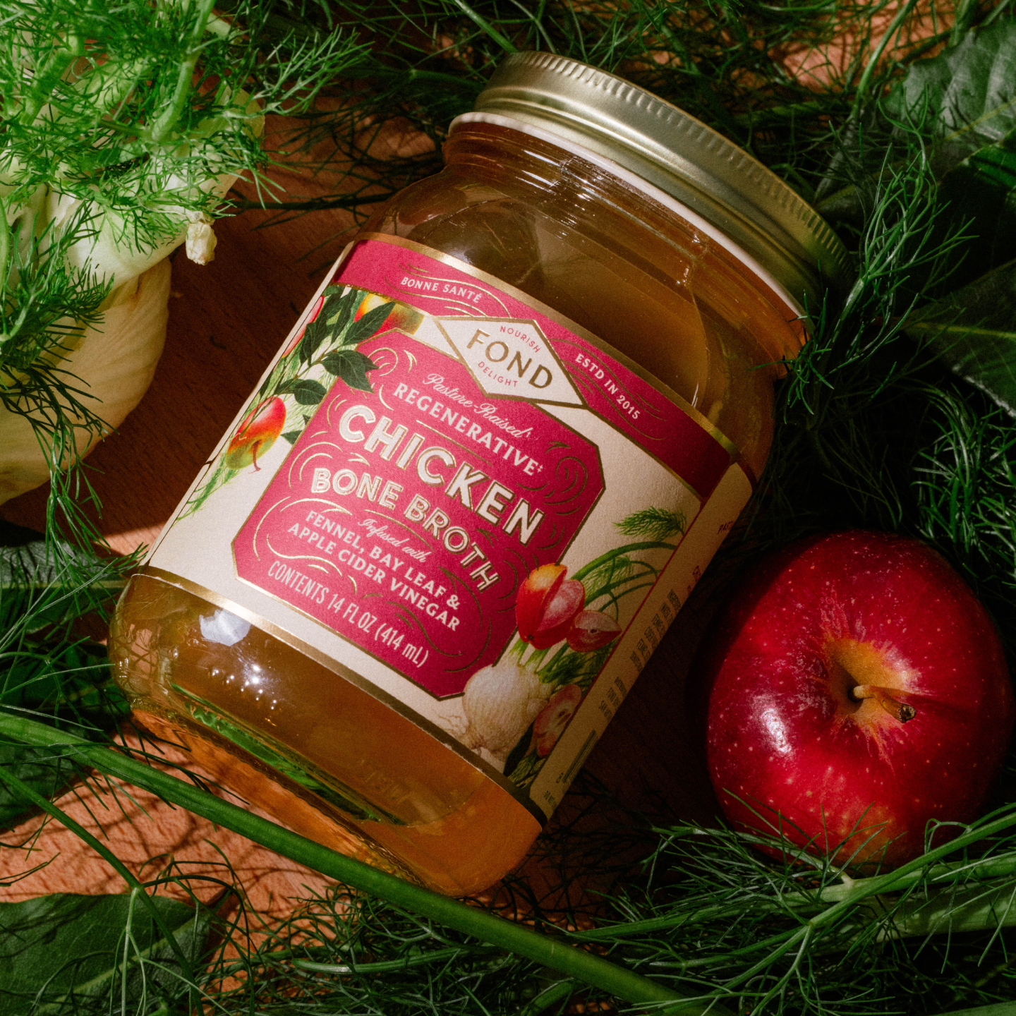 Chicken Bone Broth - Fennel & Bay Leaf