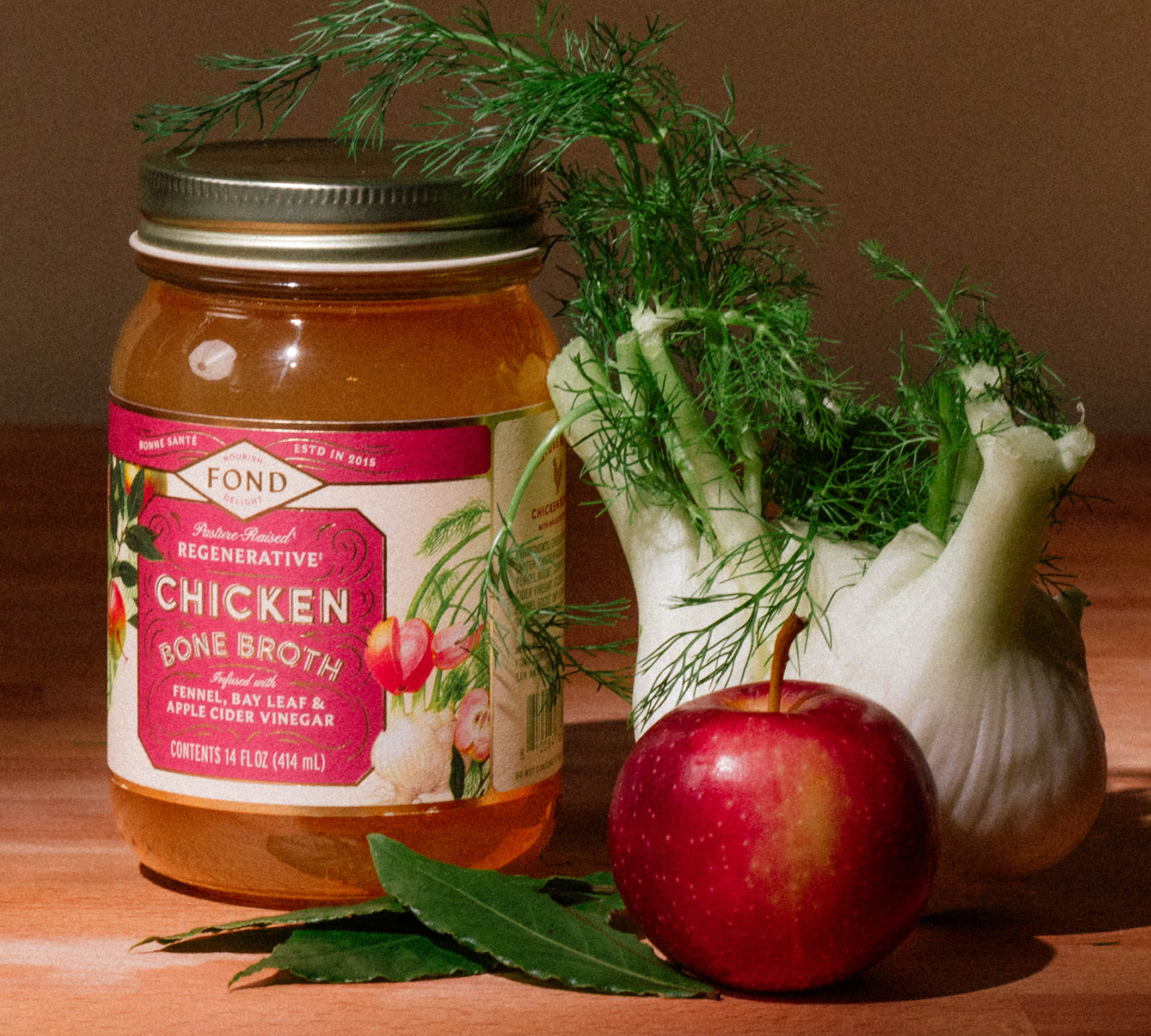 Chicken Bone Broth - Fennel & Bay Leaf