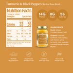 Chicken Bone Broth - Turmeric & Black Pepper