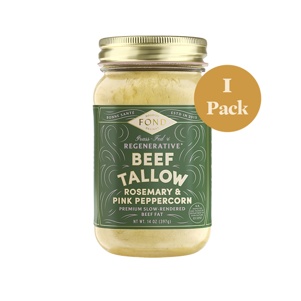 Beef Tallow - Rosemary & Pink Peppercorn