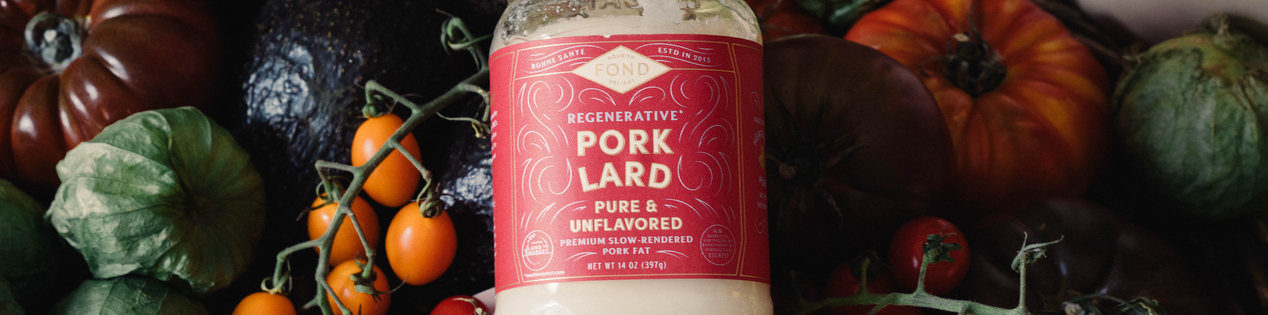 Pasture-Raised Regenerative Pork Lard