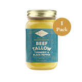 Regenerative Beef Tallow - Turmeric & Black Pepper - 1 Jar